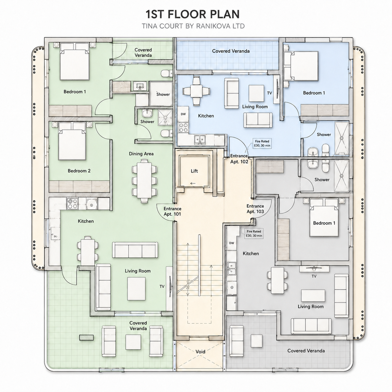 Tina Court: Apartment 101