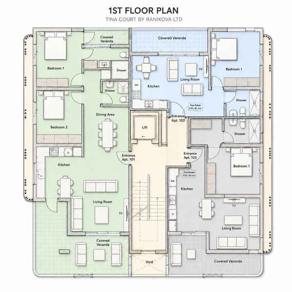 Tina Court: Apartment 103